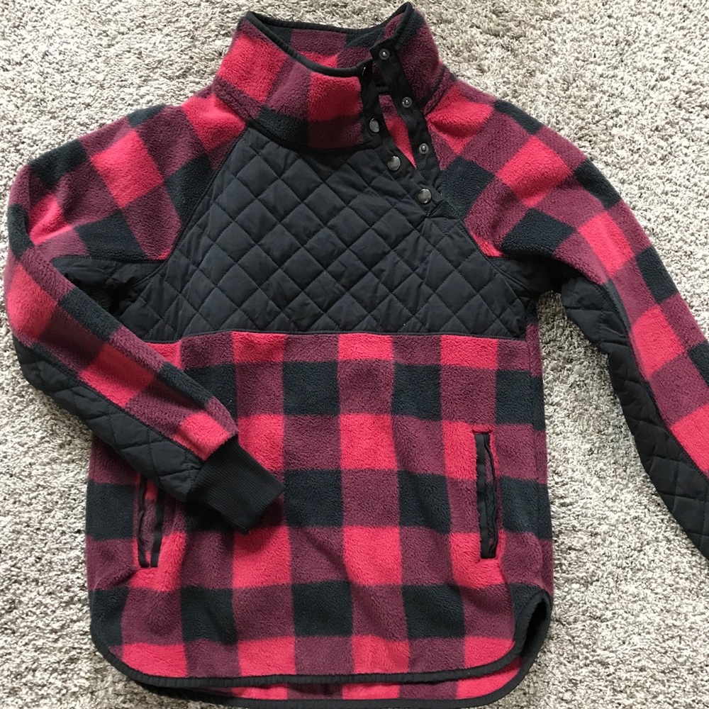 Abercrombie quilted pullover